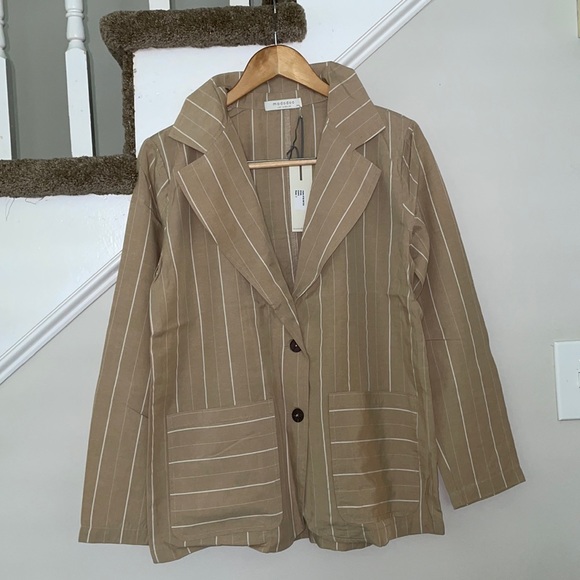 🆕 MODODOC • Striped Outfit - Khaki - Picture 2 of 10